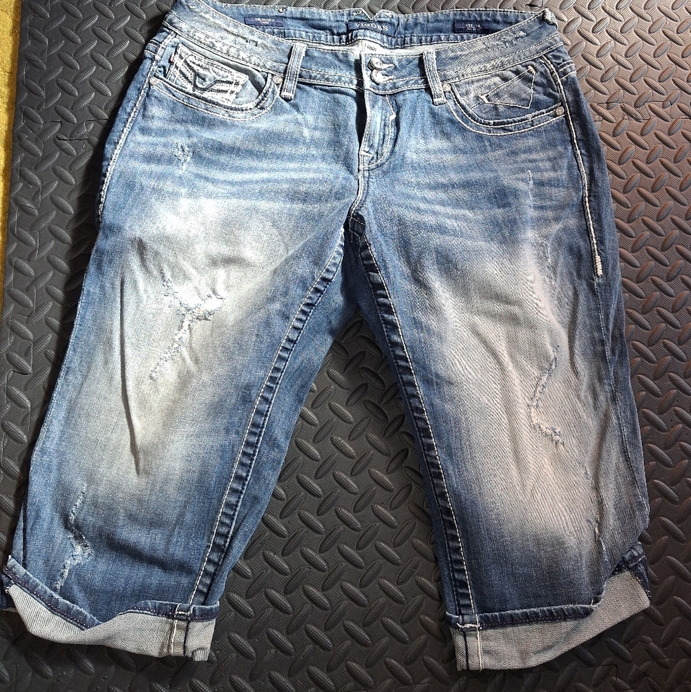Vigoss Washed Light Blue Denim Jeans Size 16